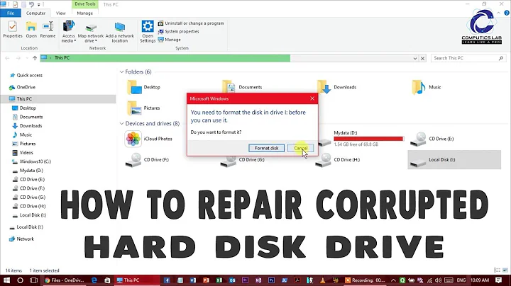[Solved] YOU NEED TO FORMAT THE DRIVE BEFORE YOU CAN USE IT | Drive is not accessible | Repair HDD..