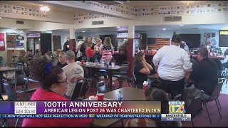 American Legion Post 26 celebrates 100th anniversary