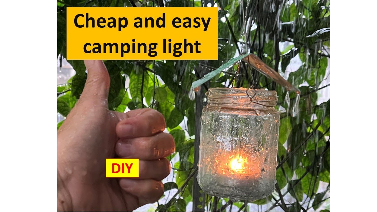 Candle Jar Camping Light 