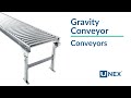 Gravity conveyor from unex manufacturing