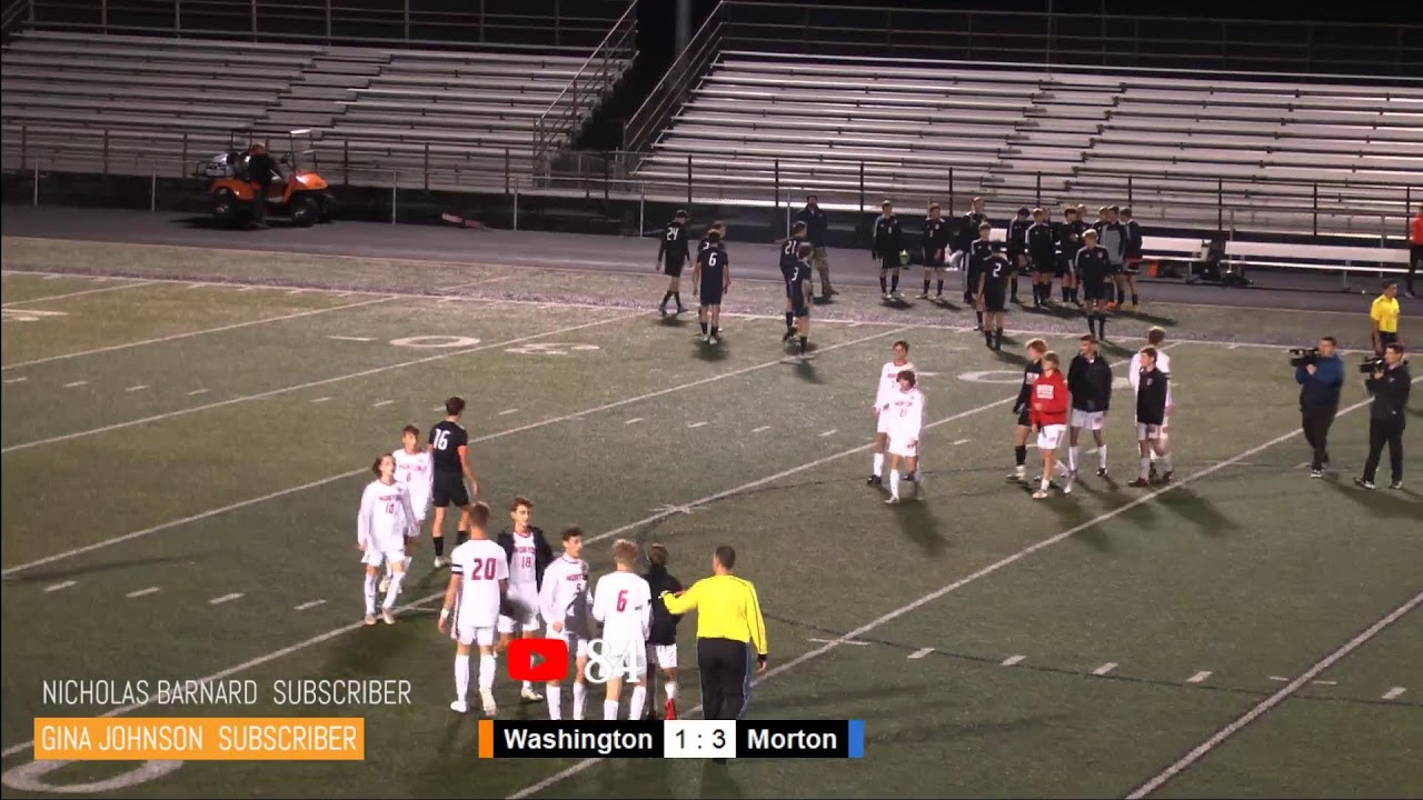 Washington vs Morton Varsity Soccer YouTube