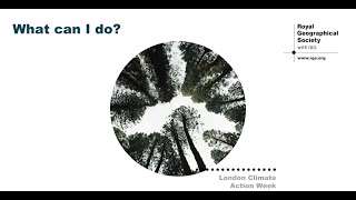 What can I do? - Royal Geographical Society (with IBG)