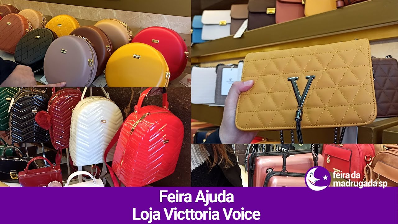 BOLSAS FEMININAS DIRETO DO FABRICANTE NO BRÁS MARCA VICTTORIA VOICE -  AGOSTO 2021 - YouTube
