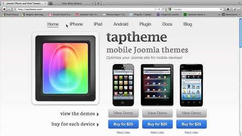 Taptheme Control Panel for Joomla 1.5