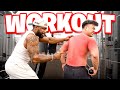 CashNasty Put Me Through The HARDEST BACK WORKOUT!