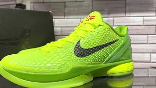 Great quality Kobes! Kobe 6 protro grinch S2 batch quality check review HEYHOP🔥🔥