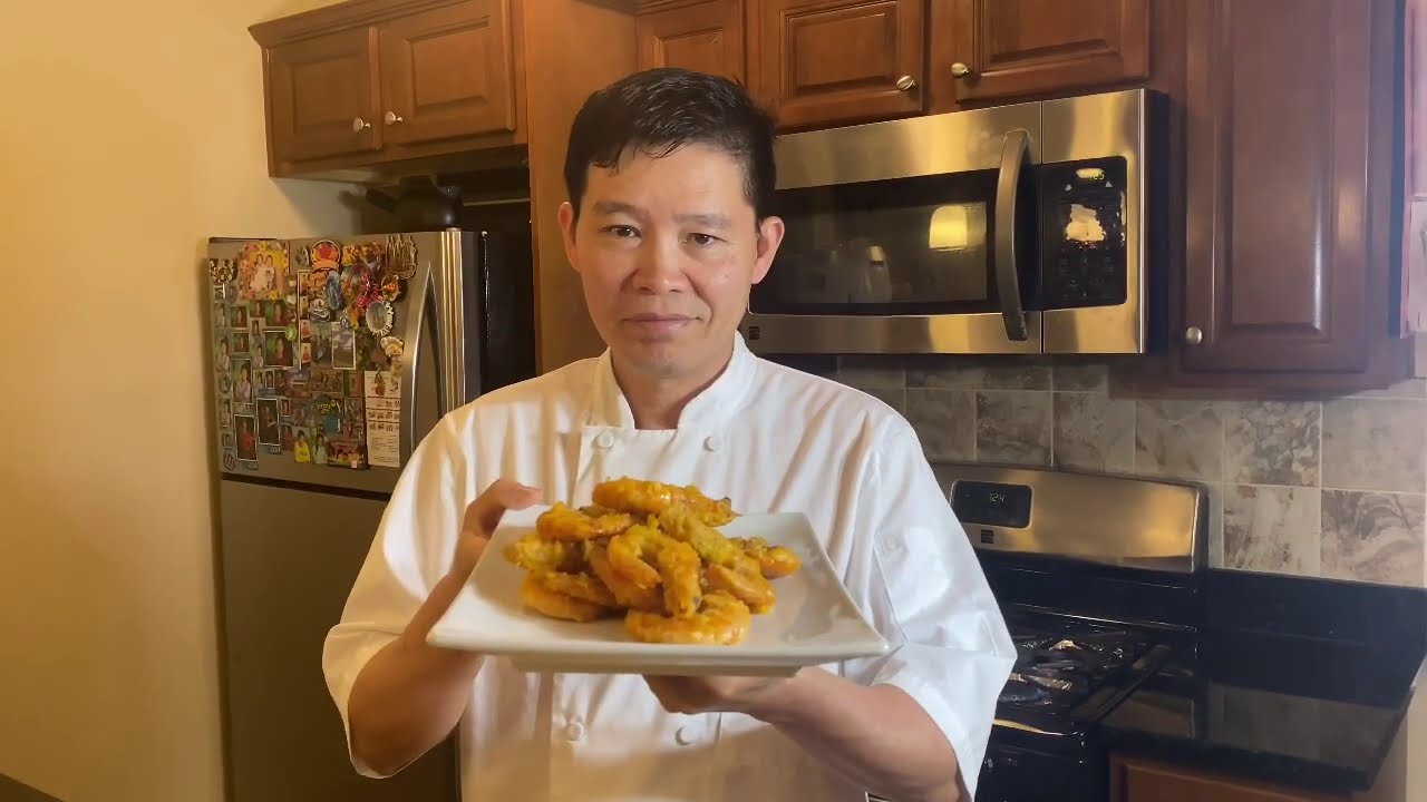 Tôm xào hột vịt muối ( Shrimp Stir With Salted egg Yolks )