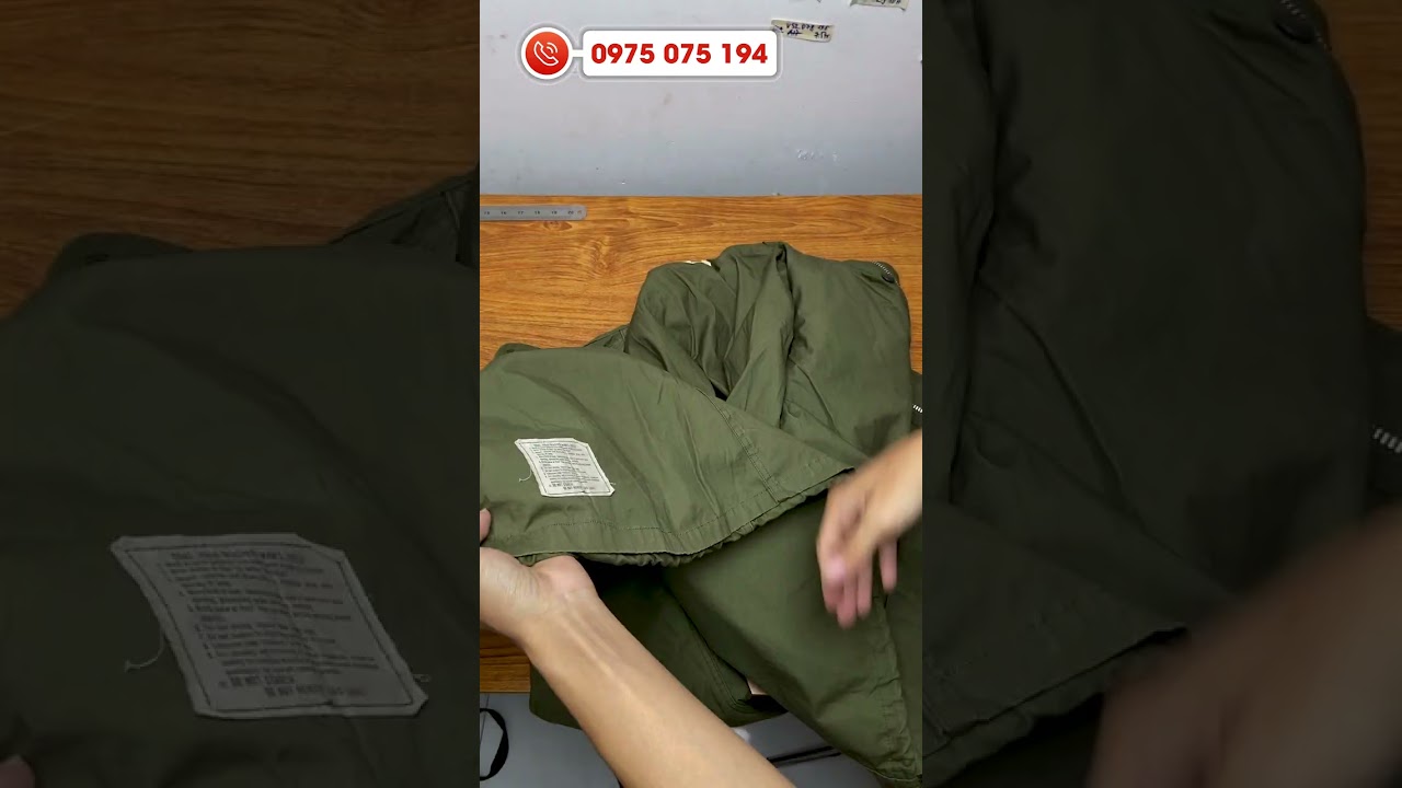 Áo M65 - Áo phi la két M65 size 70-80kg 1m68-1m74 