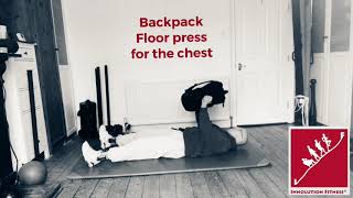 Backpack floor press