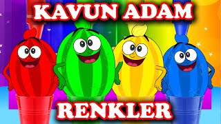 Kavun Adam ile Renkler  #eğlencelişakılar #eğiticişarkılar #kavunadam