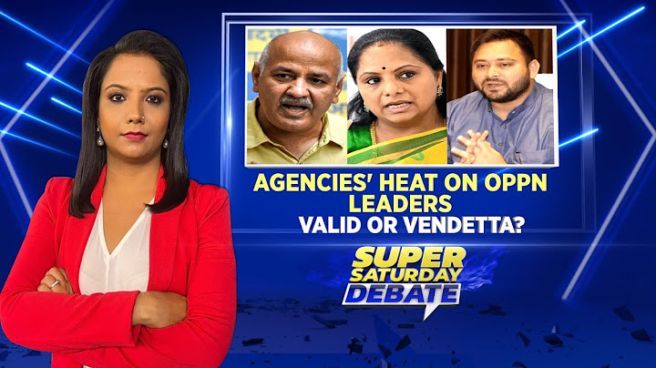 K Kavitha Latest News | Agencies' Heat On Opposition Leaders, Valid Or Vendetta? | English News