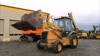 Sold! Case 580L Series ll 4WD Backhoe Wheel Loader Tractor Cab bidadoo.com