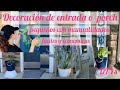 Ideas para decorar una entrada o balcón pequeño/ MANUALIDADES PARA DECORAR LA CASA/ PORCH DECOR IDEA