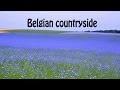 Beautiful landscapes of europe belgian countryside full