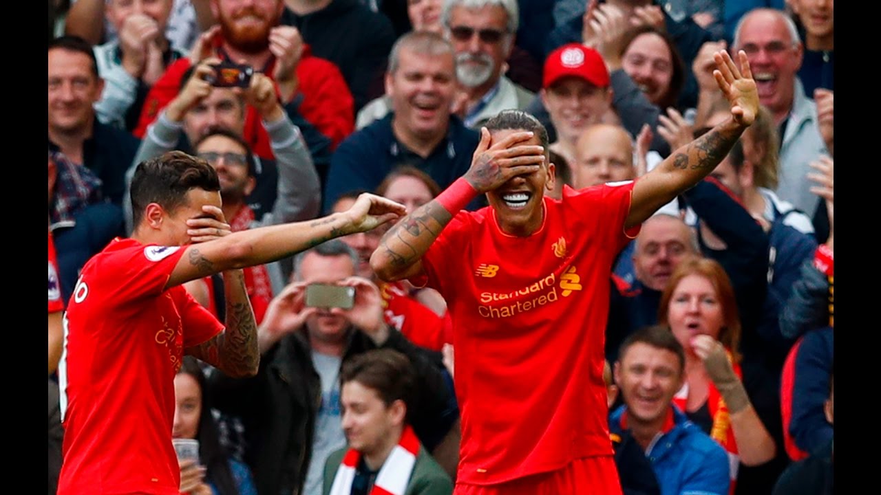 Firmino mane Goal Celebration in Style Compilation - YouTube