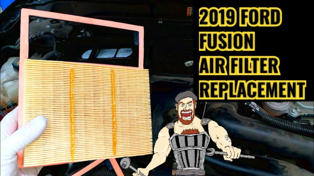 2019 FORD FUSION AIR FILTER. REPLACEMENT SE HYBRID YouTube