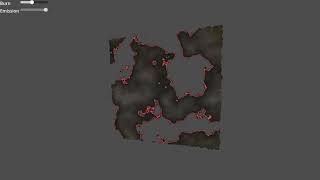 Godot shader: burning paper