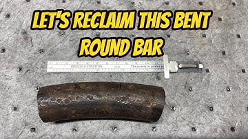 Vevor Mini Lathe MX 400 Part 35 - Reclaiming More Old Round Bar, Recycling and reusing. New Project