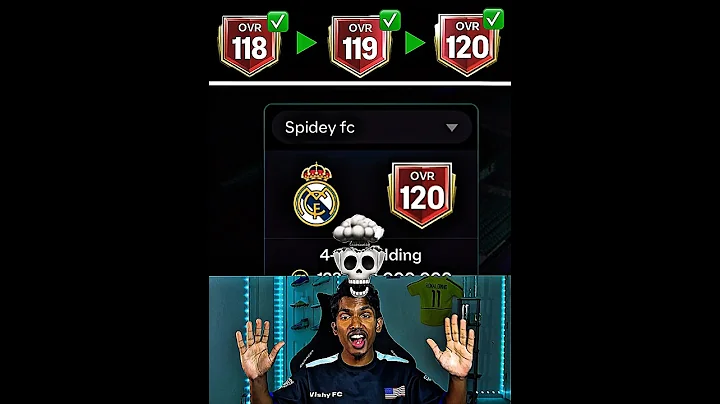 I Reach 120 Ovr in Fc26 💀💪#eafc25 #eafc24 #eafcmobile #fifamobile #shorts#vishyfc #viral