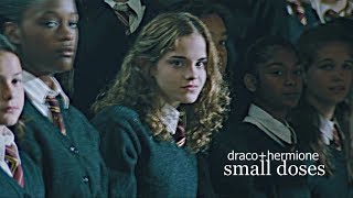 draco+hermione| small doses