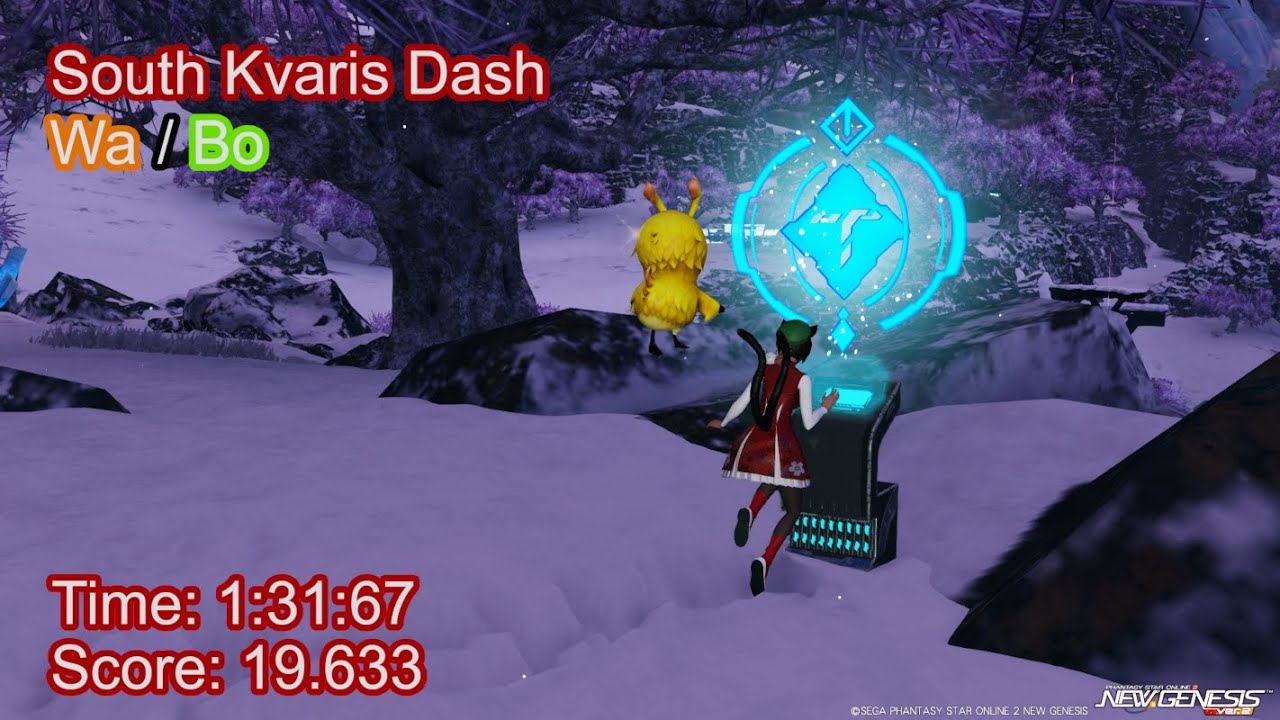 [PSO2:NGS] - South Kvaris Dash (Score: 19.633, Wa/Bo)