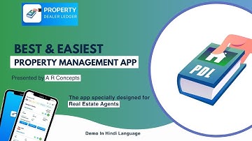 PDL Demo in Hindi | Best Property Management app | Real Estate Agent | Management Software