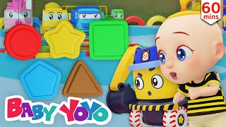 Разнообразные конфеты (Building Roads Shapes) | Детские песенки- Baby yoyo