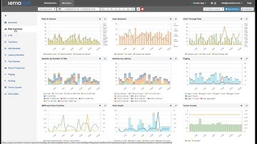 Sematext - Site Search Analytics OOTB charts