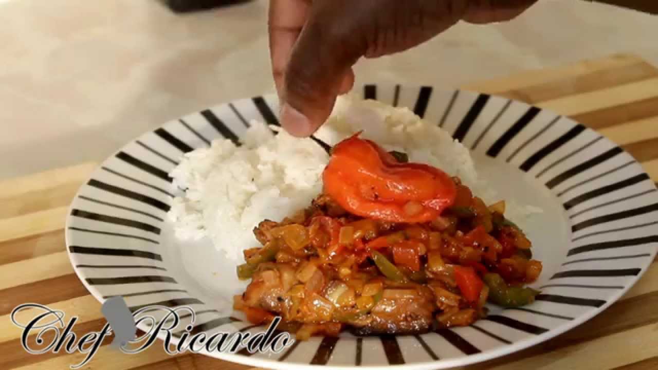 White Rice & Tin Mackerel In Tomato Sauce Nice One :) | Recipes By Chef Ricardo | Chef Ricardo Cooking