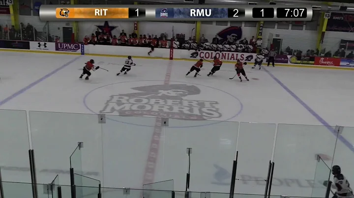 RIT Mens Hockey Highlights at Robert Morris, 2-10-18