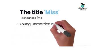 Difference Between Miss, Ms., and Mrs.
