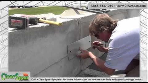 ClearSpan Fabric Structures Tips: Installing a Concrete Block Foundation