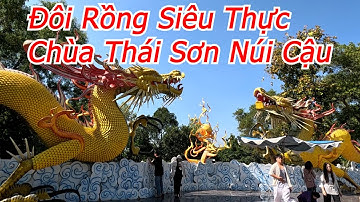 Quang Trip - Đôi Rồng Siêu Thực Chùa Thái Sơn Núi Cậu - Bình Dương