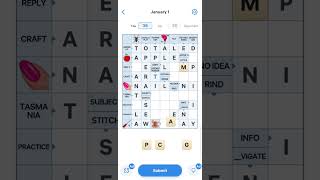 Crossword Master for January 1 