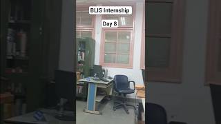 BLIS Internship Day 8 | IGNOU Internship Kaha kare BLIS #internship #library #motivation #college