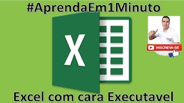 Como deixar o Excel em tela cheia | Excel Com aparência de  Executavel