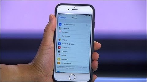 Tech Minute - How to adjust iOS8 privacy settings