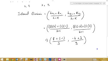 Dividing a line in a given ratio
