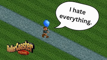 RollerCoaster Tycoon Guests Thoughts