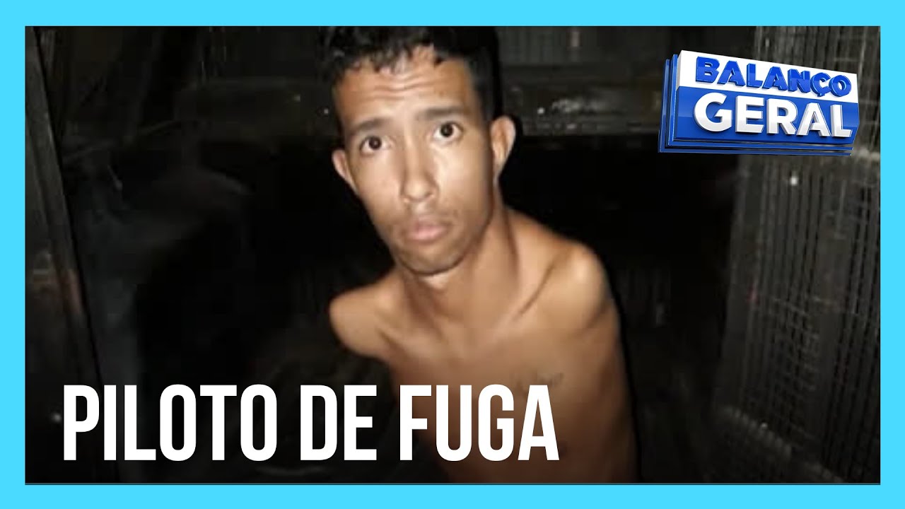 Piloto de fuga que não têm os braços é preso em Manaus
