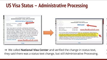 US Visa Case Status CEAC Changed to Refused from Administrative Processing
