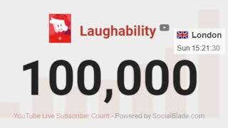 Laughability Reaches 100 Thousand Subscribers On Youtube Live Moment