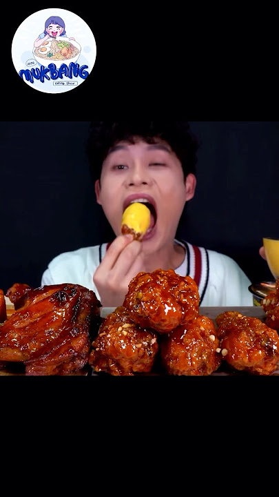 MUKBANG SATISFYING BIG BITES 'Sweet and Spicy Fried Chicken'©️Bonggil
