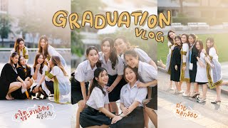 Graduation vlog👩🏻‍🎓✨ : ถ่ายรูปชุดครุยรับปริญญานอกรอบ🌷, สาธิต มศว ประสานมิตร มัธยม🏫 | IMIINA