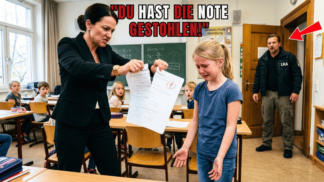 Hanna kriegt eine 1, aber die Lehrerin lügt! Dann betritt der LKA-Hauptkommissar die Klasse..