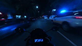 NIGHT RIDE POV | Yamaha YZF R125 | FULL AKRAPOVIC [4K]