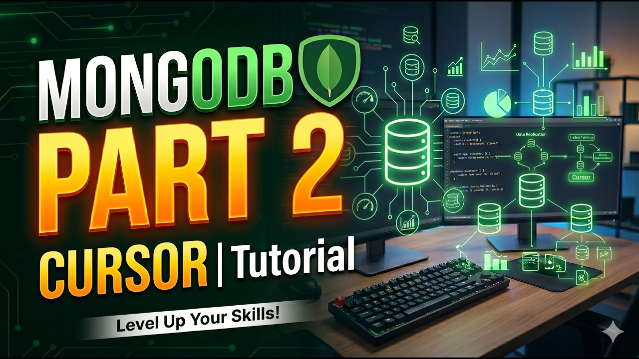mongoDb2 | cursor in mongoDb | methods in mondo Db - YouTube