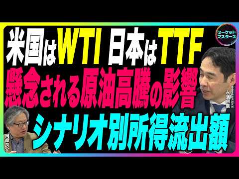 永濱利廣×岡崎良介【イラン情勢『懸念される原油高騰の影響』シナリオ別所得流出額｜円建て原油1000円上昇で1.8兆円流出『 米国はWTI 日本はTTF』鈴木一之アクティブ銘柄】2026年3月6日収録