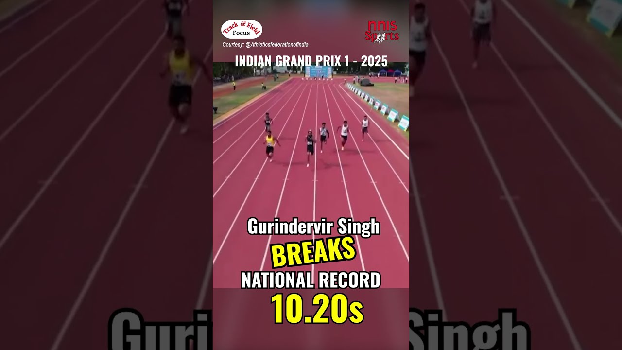 GURINDERVIR BREAKS NATIONAL RECORD 