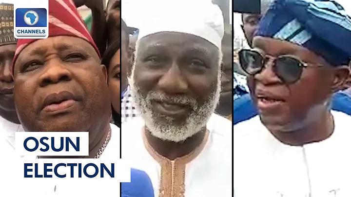 Osun Election: Adeleke, Lasun, Oyetola Cast Votes